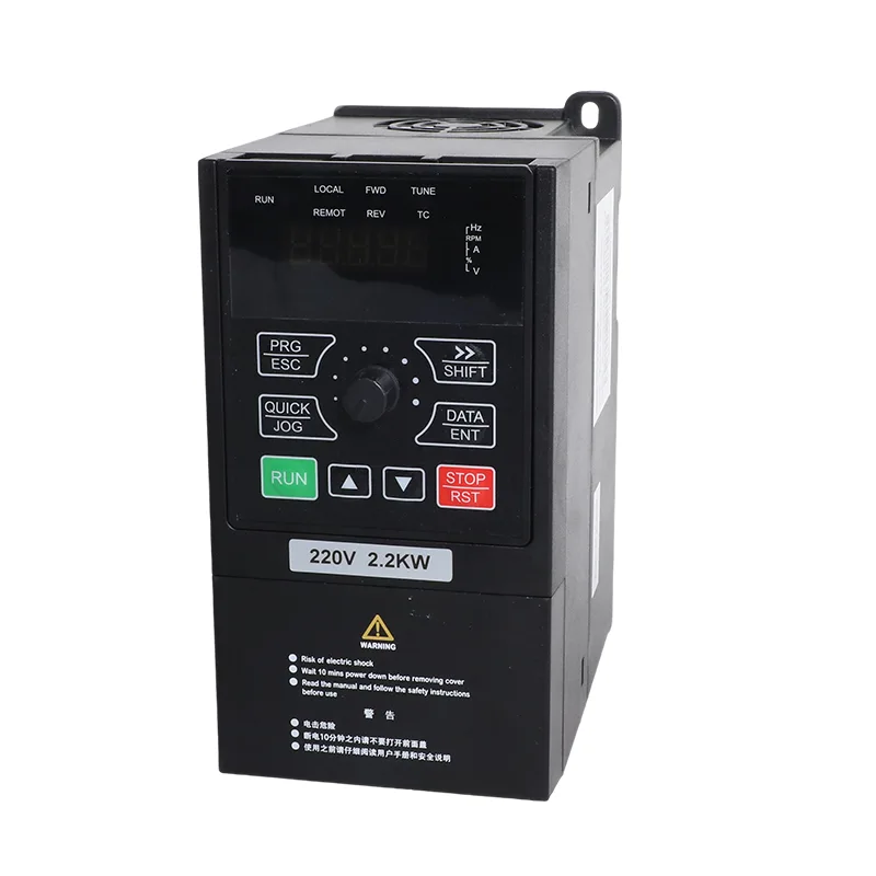 Bomba solar trifásica de 0,75-2,2 kW y inversor VFD de uso general de 380 V